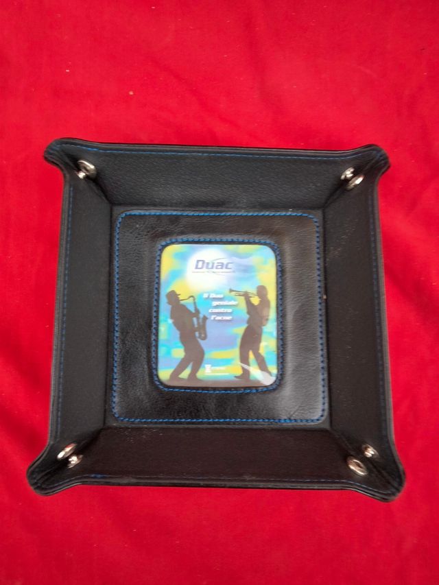 3 svuota tasche pubblicitari in pelle