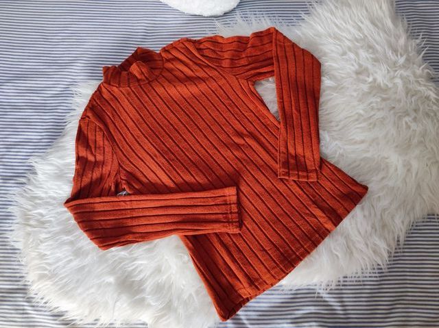 Camiseta/Jersey fino color caldera