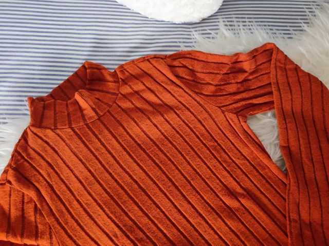 Camiseta/Jersey fino color caldera