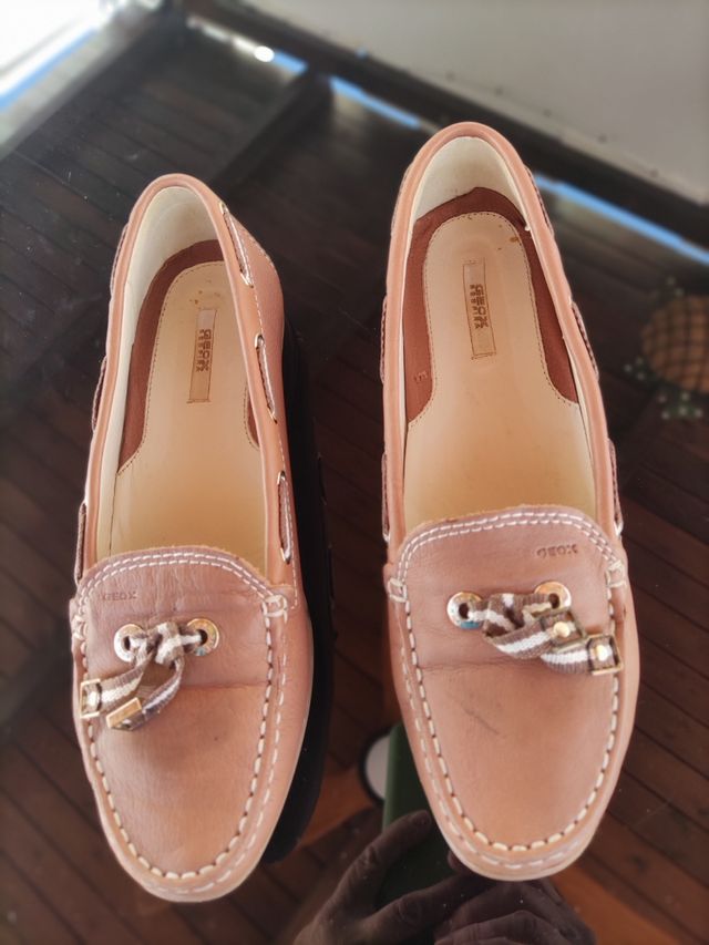 Zapatos piel Geox mujer