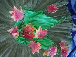 Tutù corto verde " Autunno" CAT