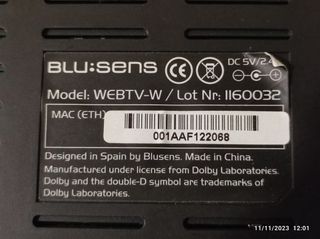 RECEPTOR DIGITAL BLUSENS