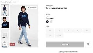 Jersey SPRINGFIELD con Capucha
