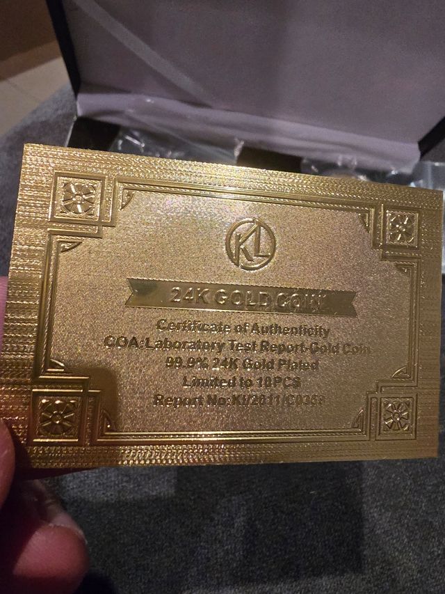 Star wars monedas chapadas en oro de 24 kl