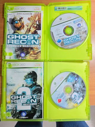 ghost recon advanced warfighter 1 e 2 per xbox360