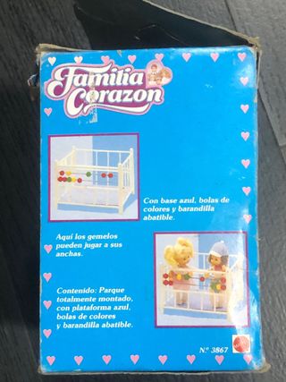 Familia corazon parque de los gemelos mattel 1986