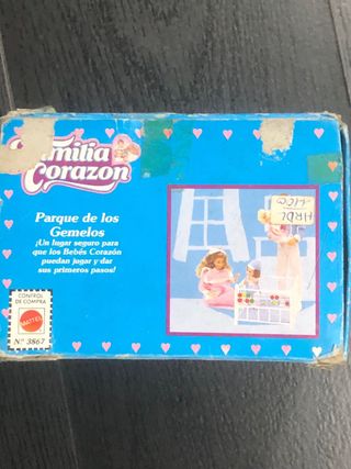 Familia corazon parque de los gemelos mattel 1986