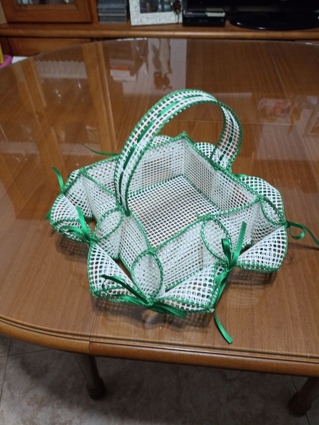 SERVILLETERO Y PALILLERO GANCHILLO