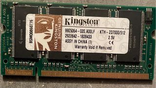 Kingston KTH-ZD7000/512 - Memoria RAM