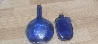 Conjunto de tocador azul cobalto