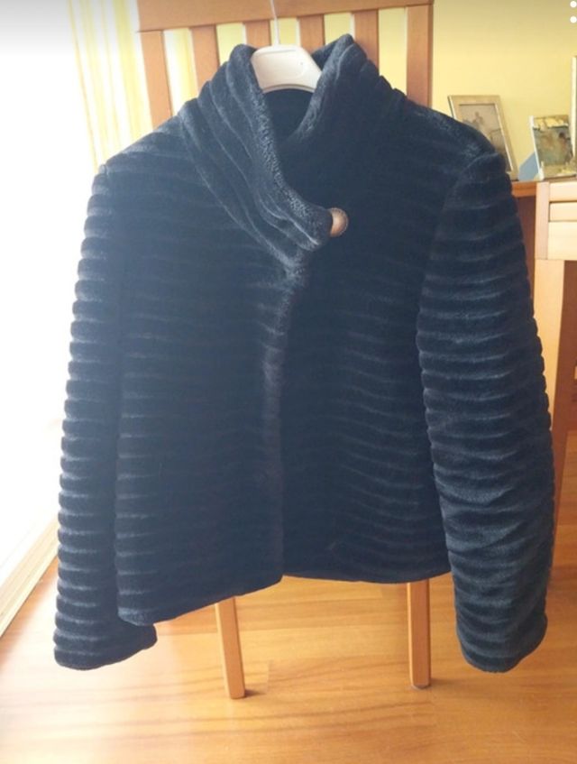 Giacca in pelliccia sintetica