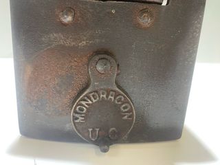 PLANCHA ANTIGUA DE CARBON DE HIERRO MONDRACON