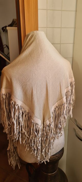 Scialla detagin pelle maxi