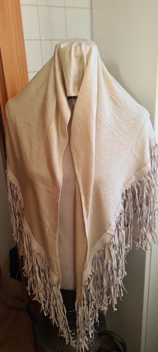 Scialla detagin pelle maxi