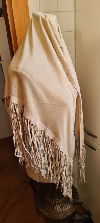 Scialla detagin pelle maxi