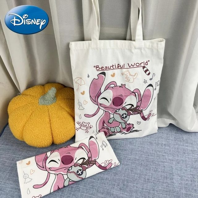 Bolsa lona Ángela ( Stitch)