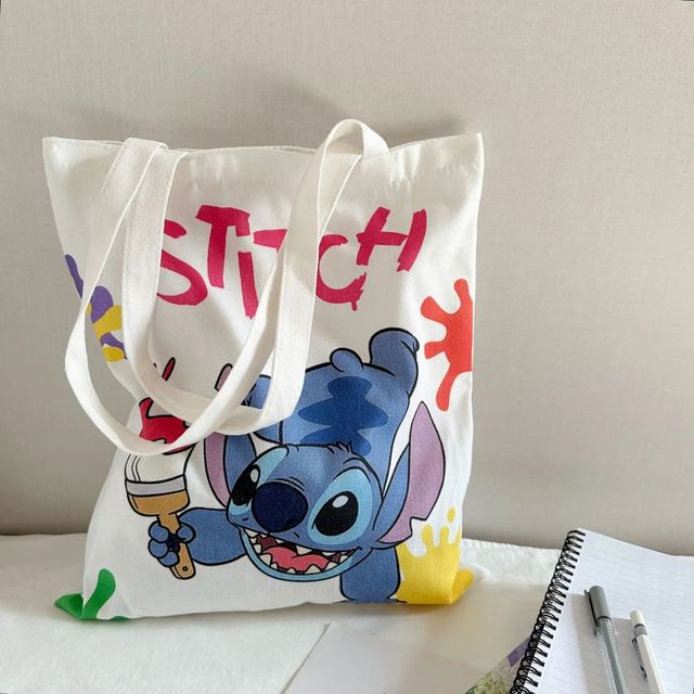 Bolsa lona Ángela ( Stitch)