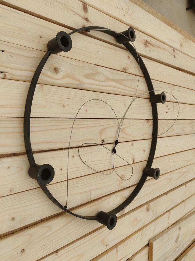 Aro de forja para lámparas