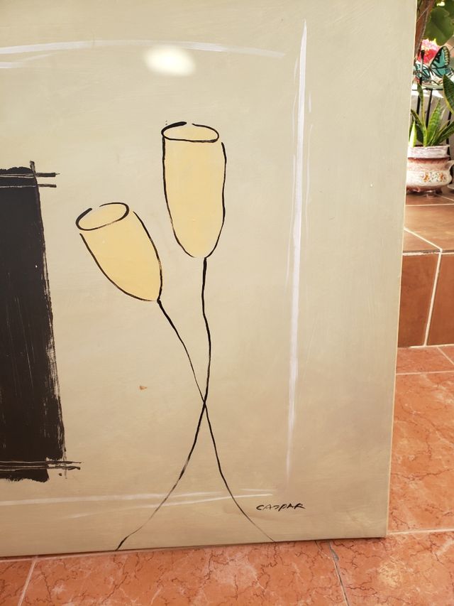 Cuadro 80 cm/ 80 cm 5 euro