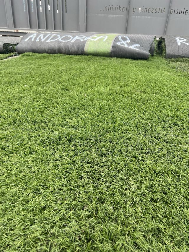 Cesped artificial reciclado