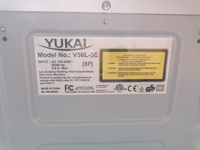 Reproductor DVD Yukai