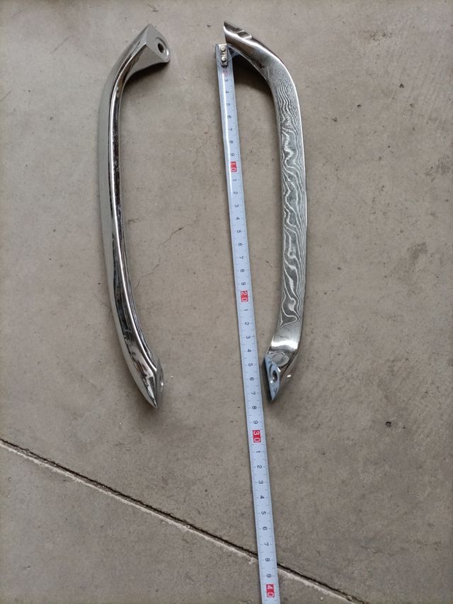 Asas de bañera cromadas