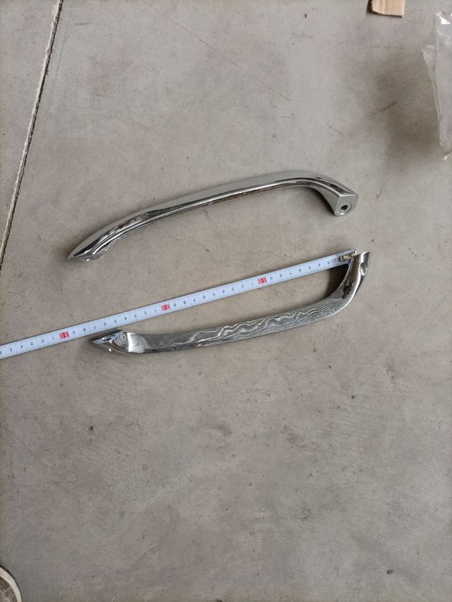 Asas de bañera cromadas