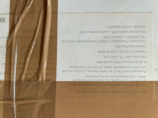 Imac 21,5 -4K + teclado y magic mouse