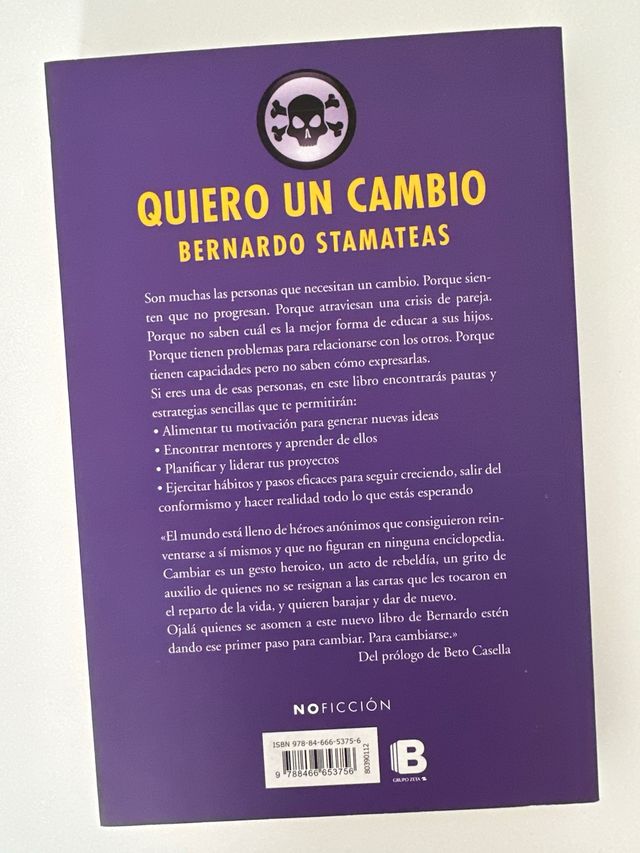 “Quiero un cambio”, de Bernardo Stamateas”