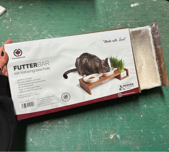 Ciotola doppia per gatti