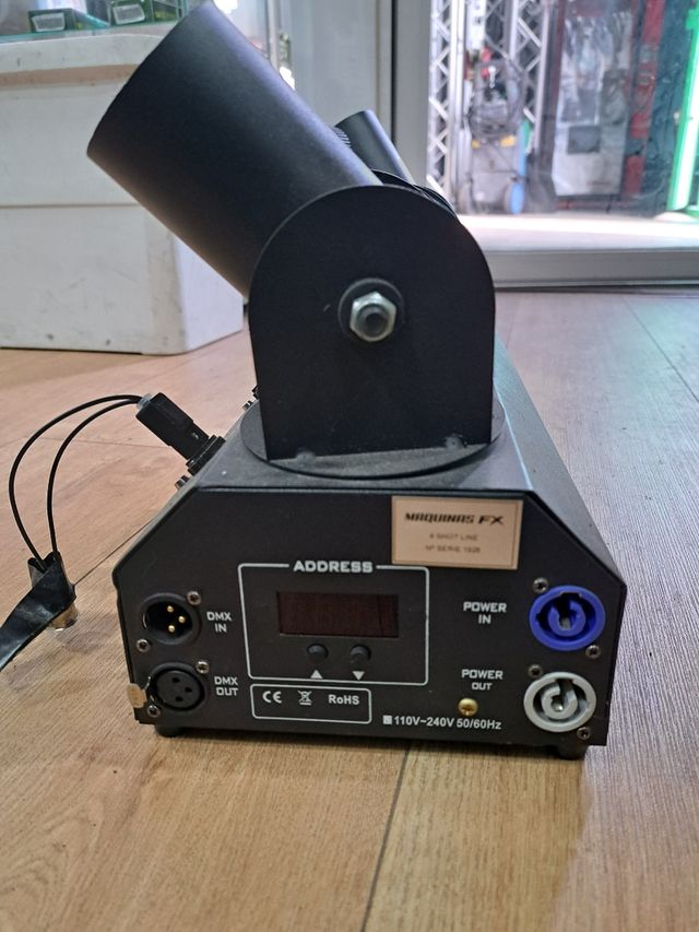 Lanzador de Confetti DMX