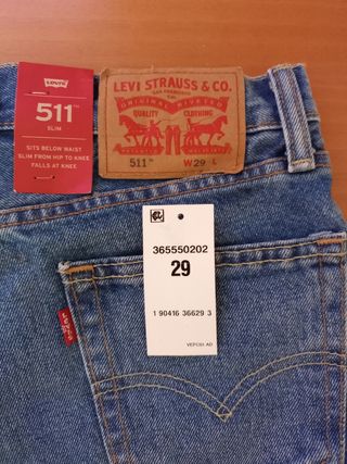 Pantalón vaquero corto Levi's Modelo 511 Slim