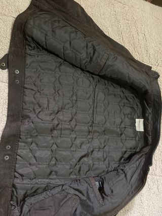 Chaqueta de piel color  marron 