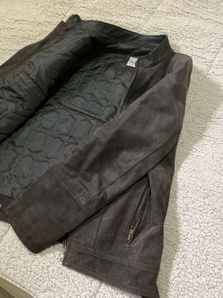 Chaqueta de piel color  marron 