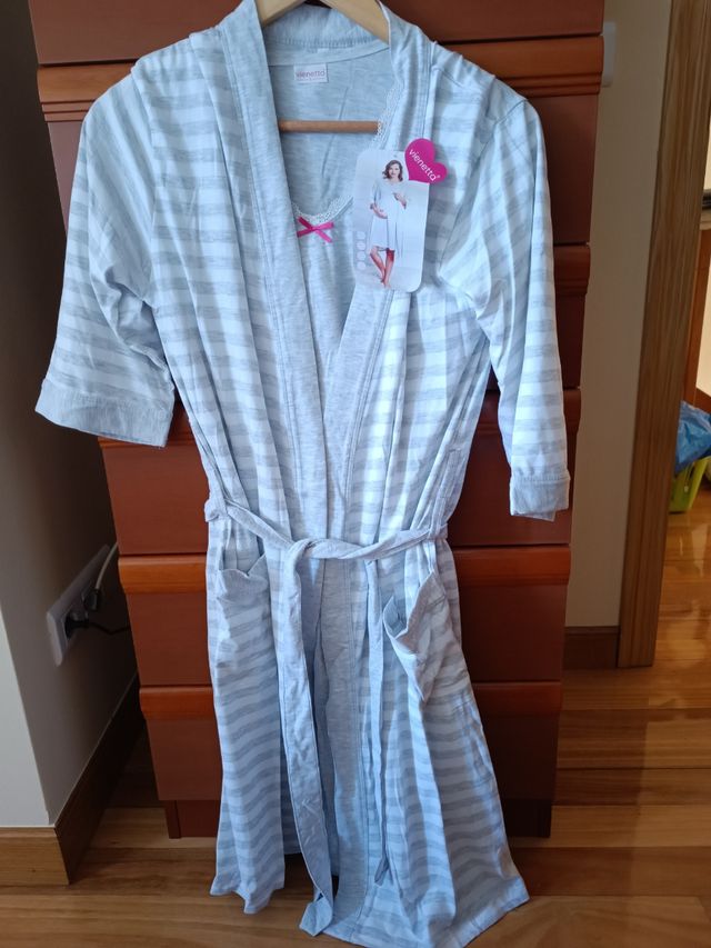 Camisón lactancia y bata