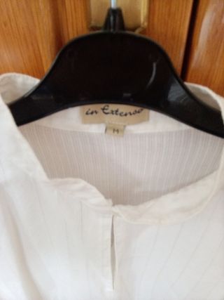 Camisa premamá blanca talla 40