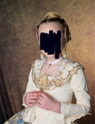 TRAJE FALLERA NIÑA DE 6 A 8 AÑOS