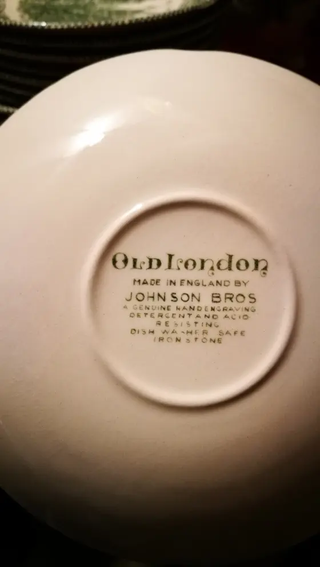 Stoviglie inglesi Old London Johnson B