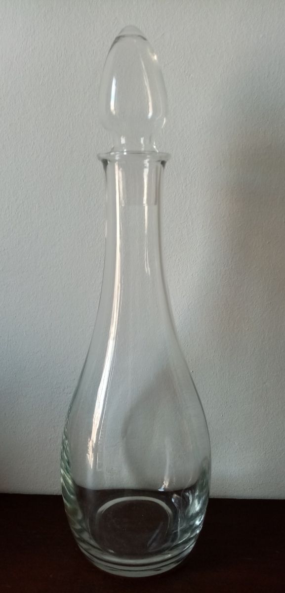 Botella de cristal. 