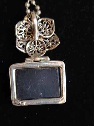 Collar de plata y abalon
