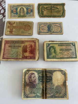 Billetes Pesetas