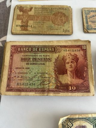 Billetes Pesetas