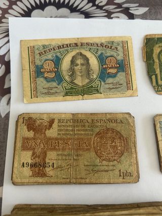 Billetes Pesetas