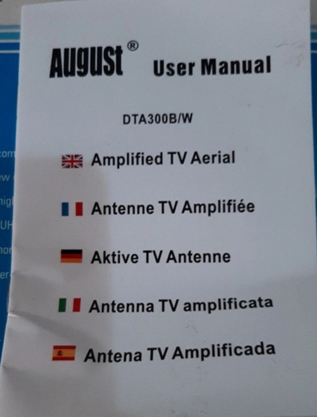 Antenna tv digitale terrestre amplificata 
