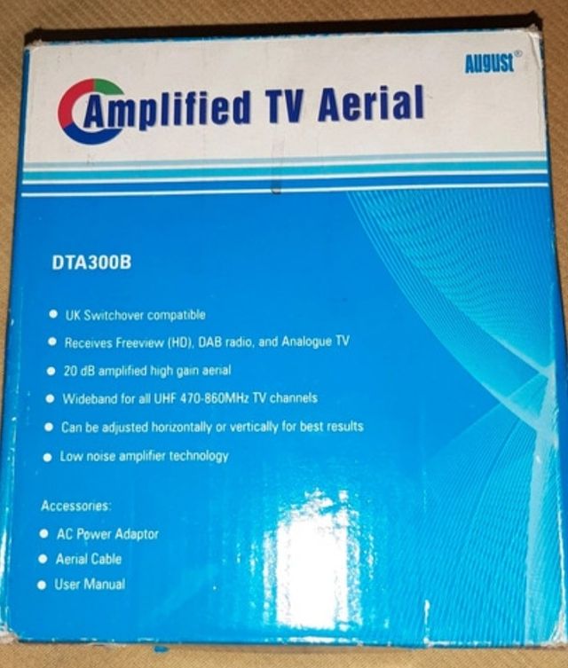 Antenna tv digitale terrestre amplificata 