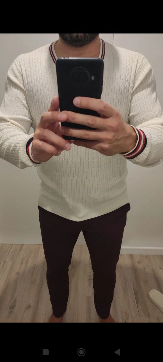 Pantalone uomo sorbino bordeaux