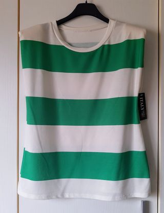 Camisa rayas verde