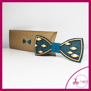 PAJARITA DE MADERA PECES