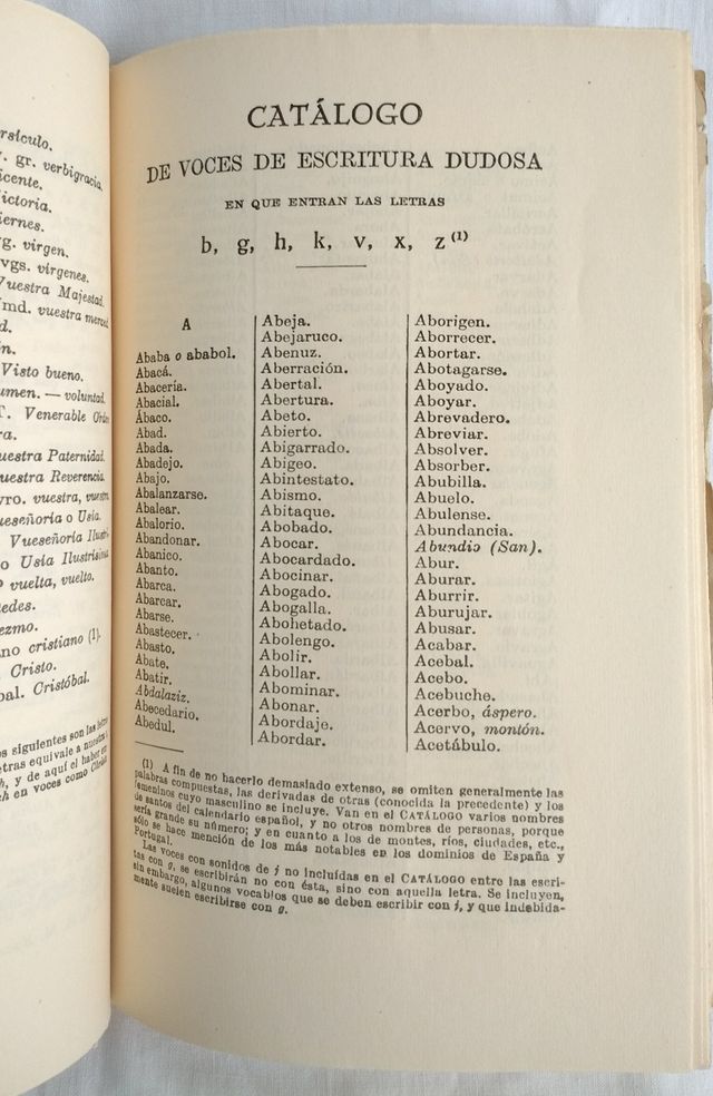 Prontuario de Ortografía de la Lengua Española