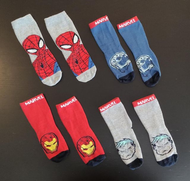 Set calzini bimbo Marvel Supereroi 27-30